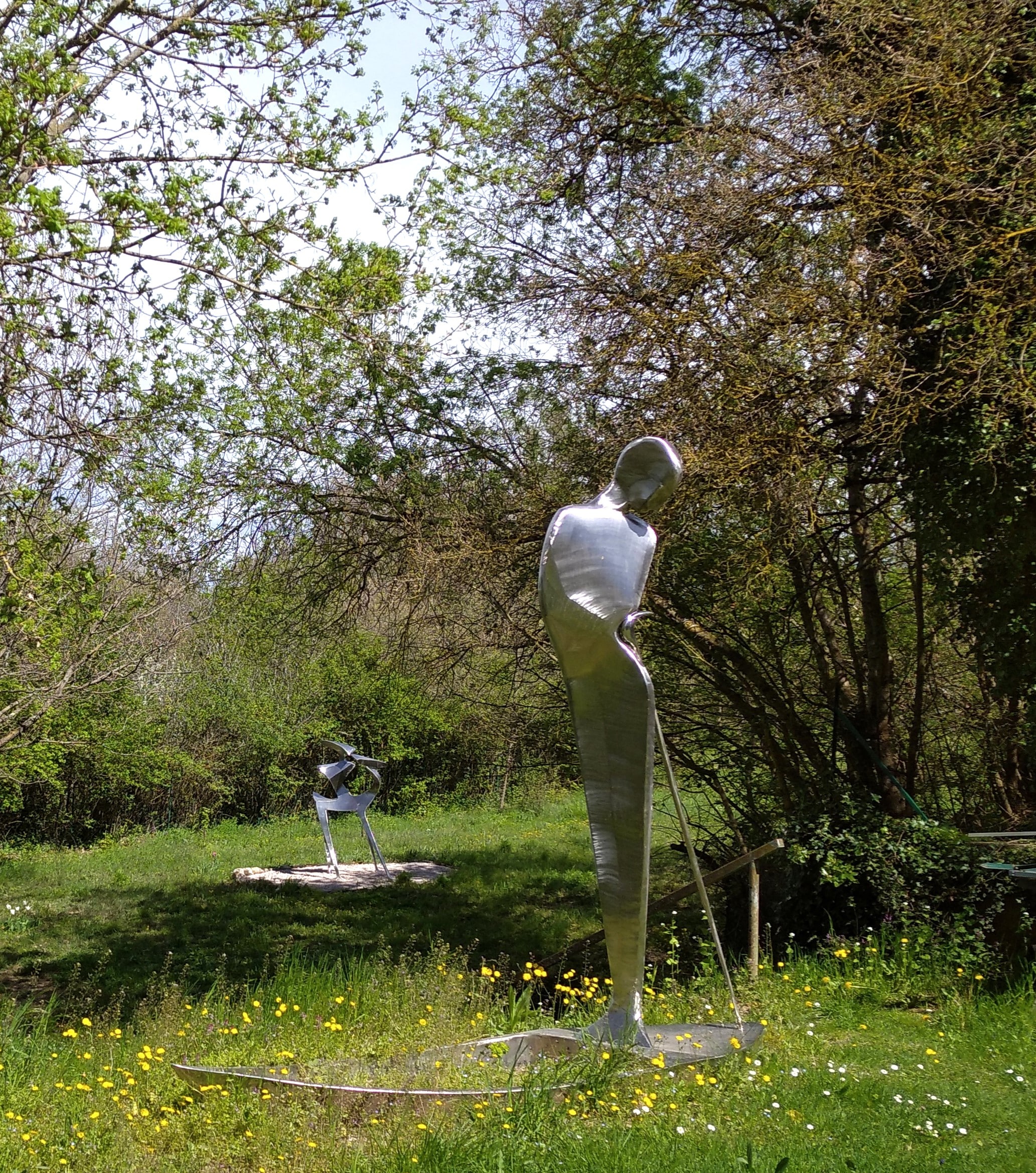 Les oeuvres "Le passeur" et "Méharée"