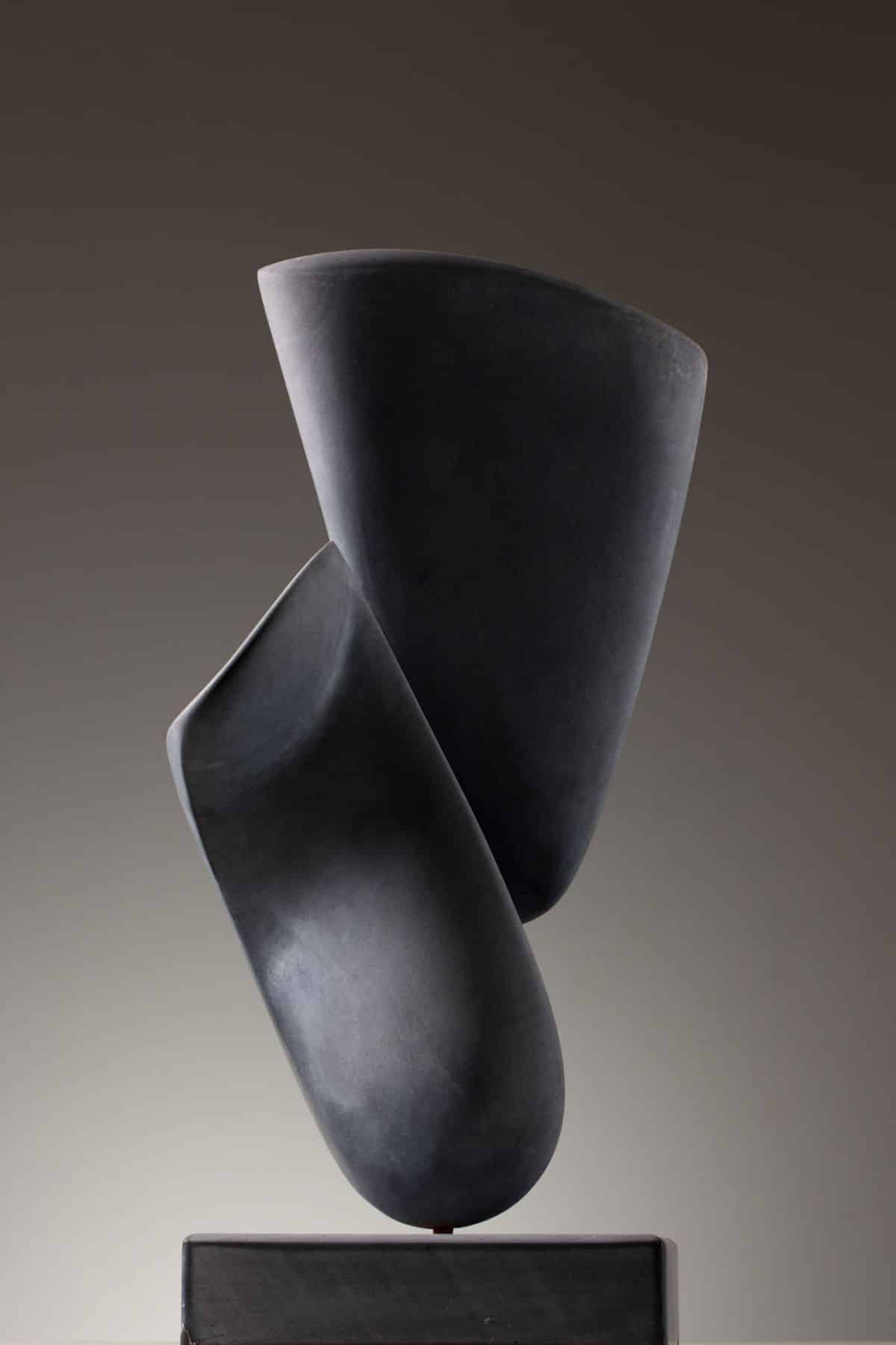 Abstraction - Marbre noir de Belgique - 1999  Fondation Atassi - Dubai - Lutfi Romhein