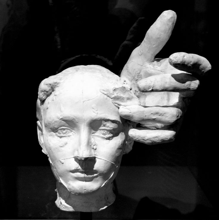 Camille Claudel et la main - Plâtre- Auguste Rodin