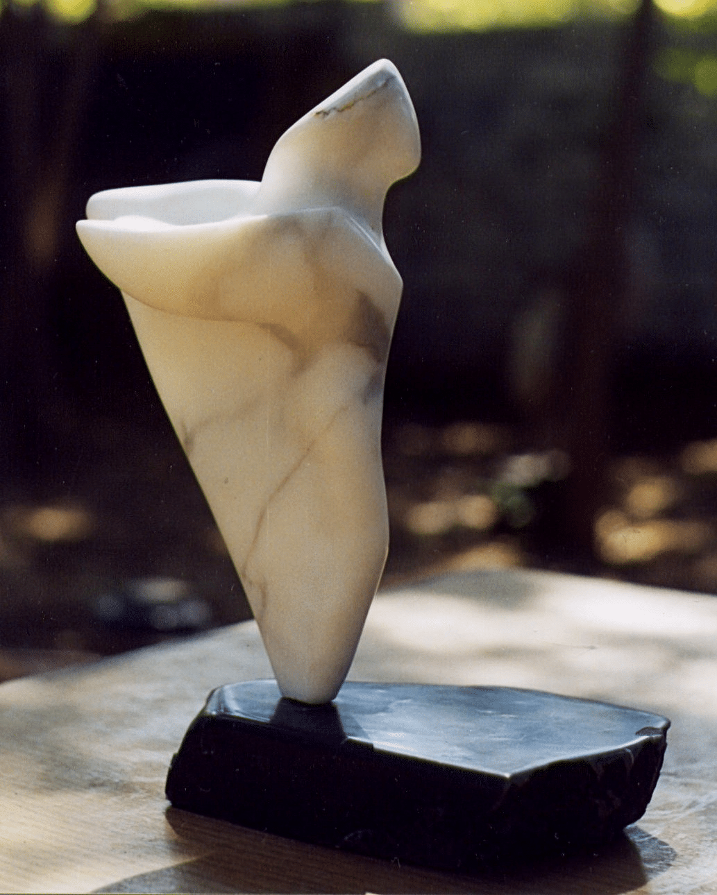 L'envol - Marbre de Carrare - 2001 - Coll. Privée Dubai - Cécile Déléage Romhein