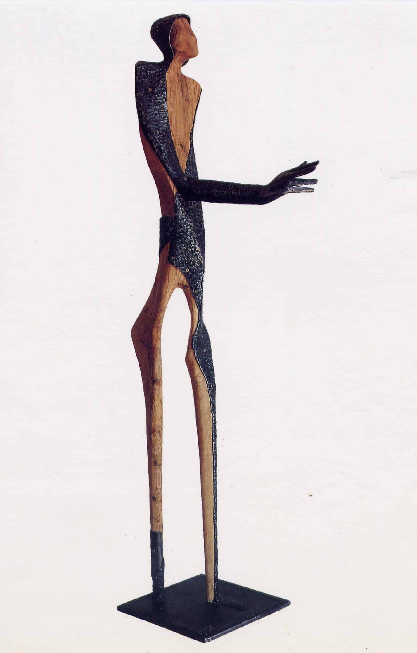 Homme - Métal et bois- 2002 - Lutfi Romhein - Musée d'art contemporain d' Amman Jordanie
