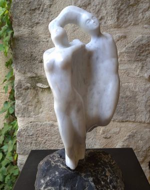 Sculpture contemporaine Marbre de Carrare - Coll. Privée Belgique