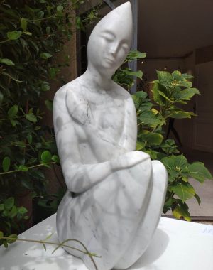 Sculpture marbre - Côte d'azur - Cécile Déléage Romhein